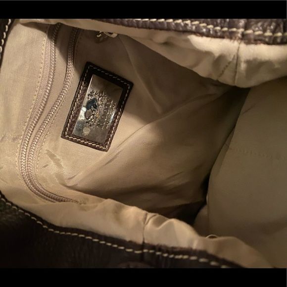 Roots Olivia Bag - dark brown leather, large size - Picture 4 of 7